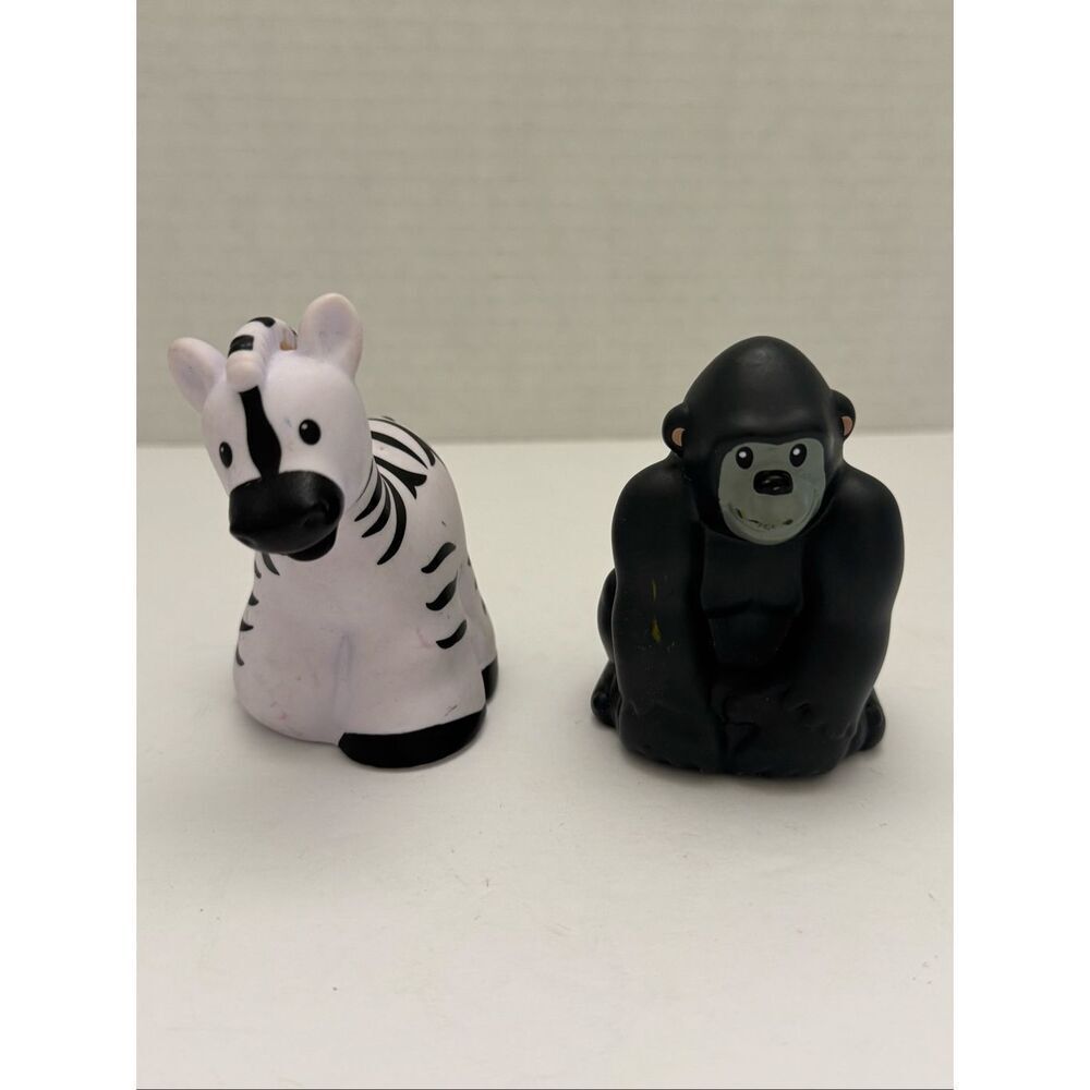 Fisher Price Little People Zoo Animals Gorilla Zebra